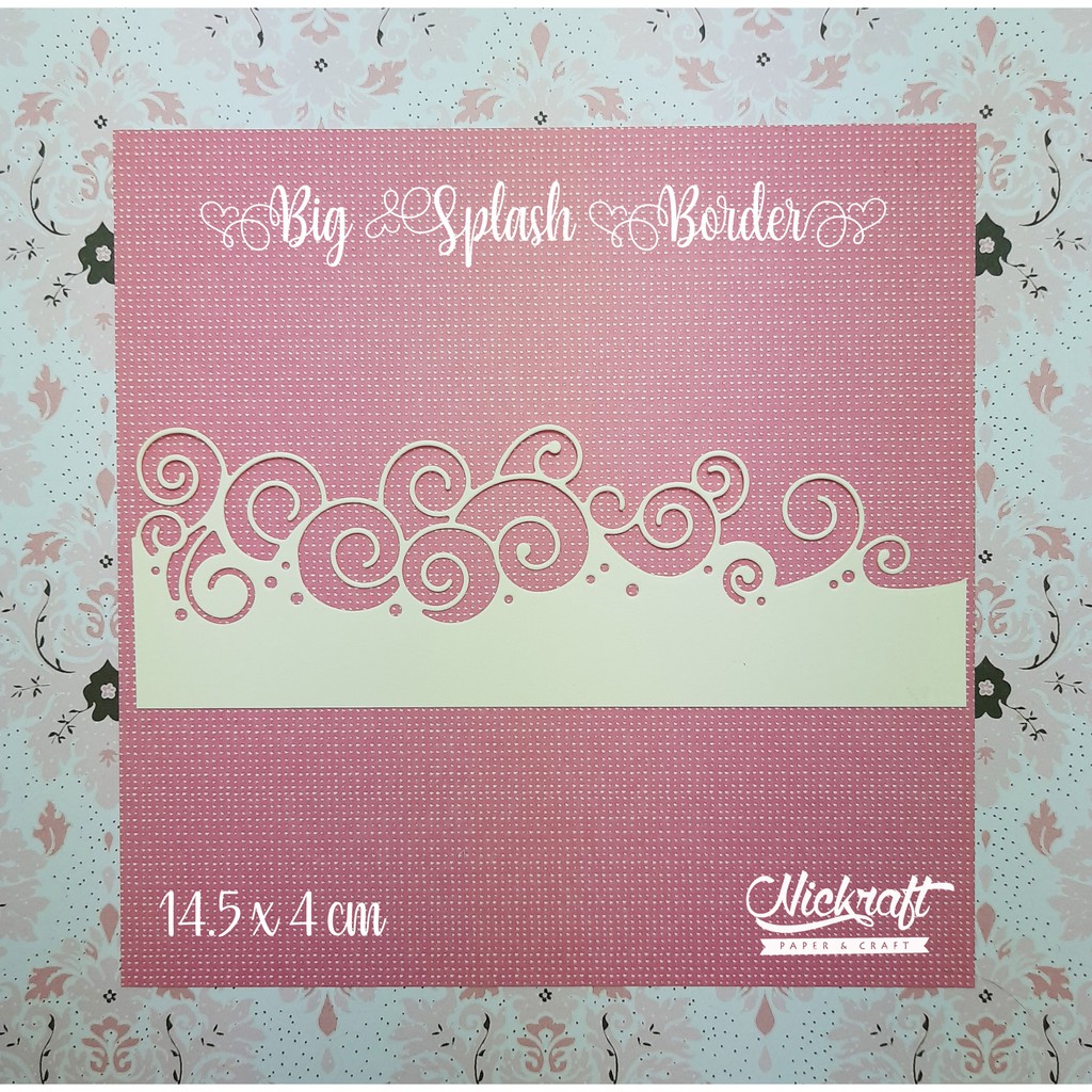 

BIG SPLASH BORDER - Scrapbook Border Ombak Laut