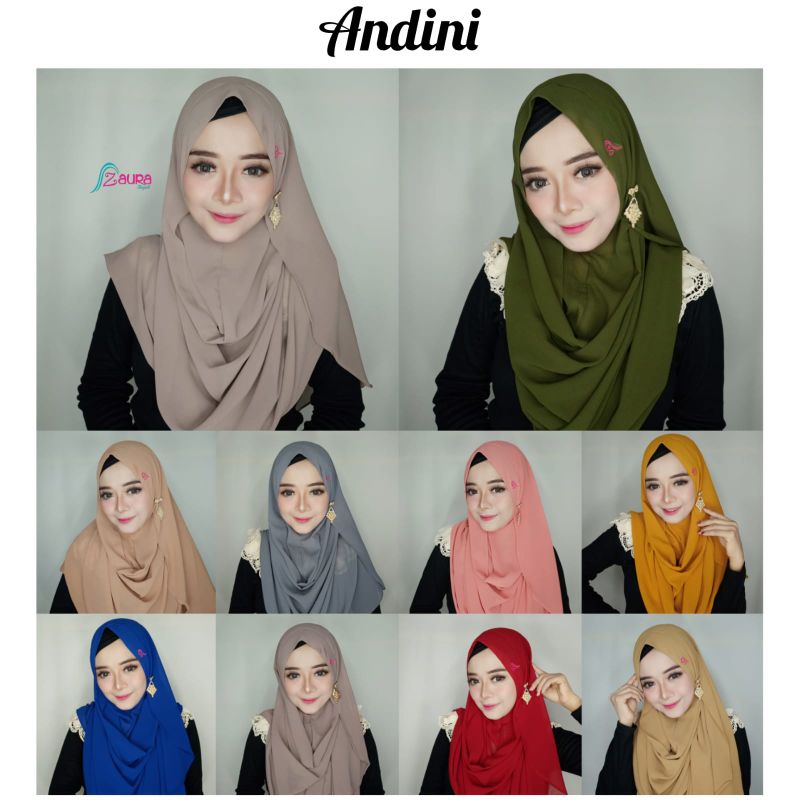 (COD) PASTAN ZAURA ANDINI SERIES by ZAURA HIJAB