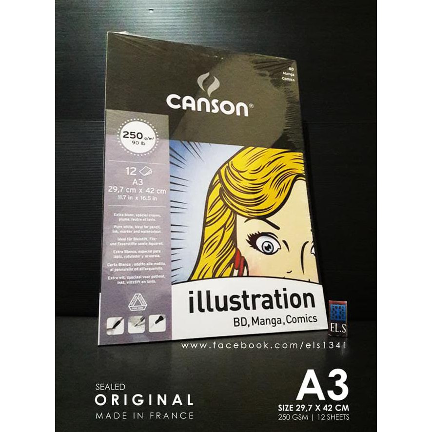 

Canson Illustration Bd, Manga, Comics Pad A3 Best Seller