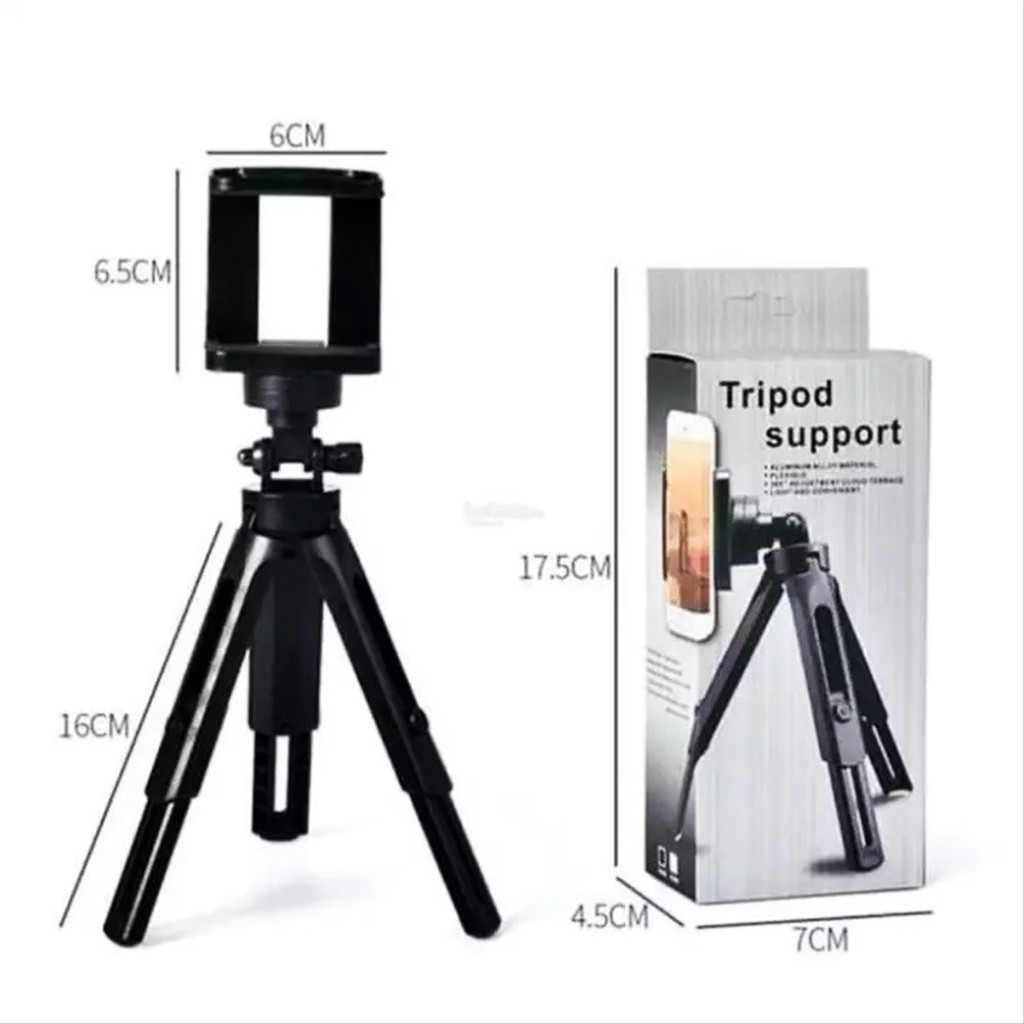 Tripod Support Mini Portable Kuat + Kokoh