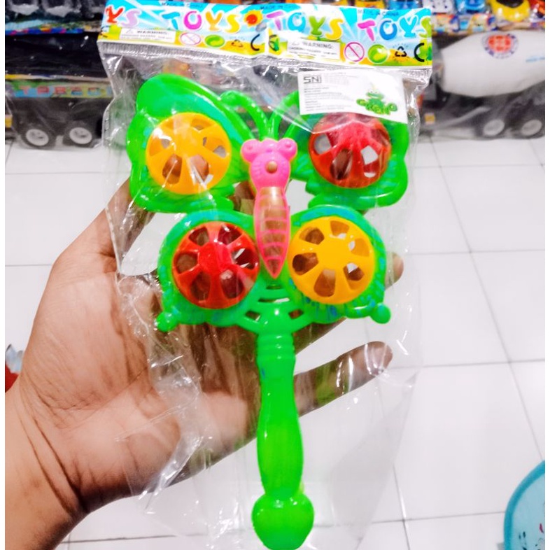 KERINCINGAN MAINAN ANAK BAYI SIze 18cm x 12cm Import Bunyi Suara Nyaring Made in China Merk Greno