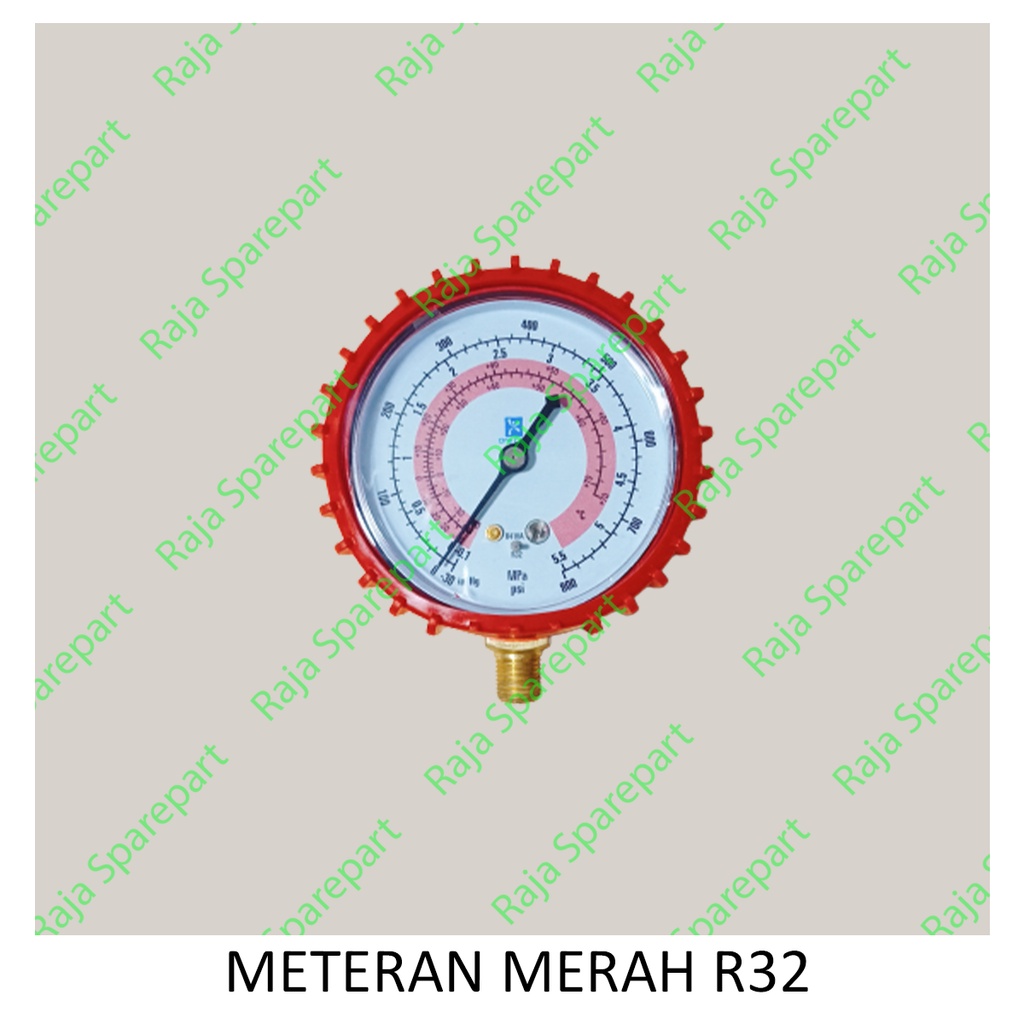 Meteran Manifold Merah R32