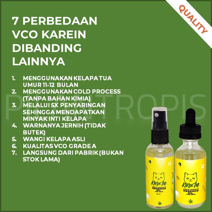 MINYAK KELAPA VCO VIRGIN COCONUT OIL SPRAY OBAT ANTI JAMUR GATAL SCABIES KUCING KELINCI ANJING AMPUH