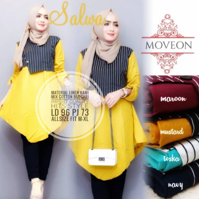 SALWA TUNIK MATT. LINEN RAMI