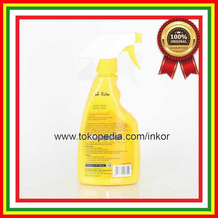 Pledge Furniture Polish Merawat Mebel Natural Beauty Lemon Spray 450ml Shopee Indonesia