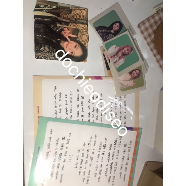 iz*one set rewind blossom [ pc photocard, sticker, lyric ]