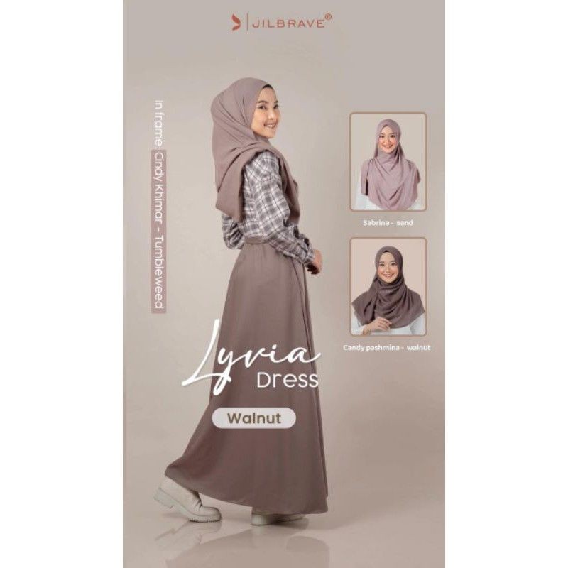 PRELOVED LYVIA DRESS JILBRAVE WALNUT SIZE L