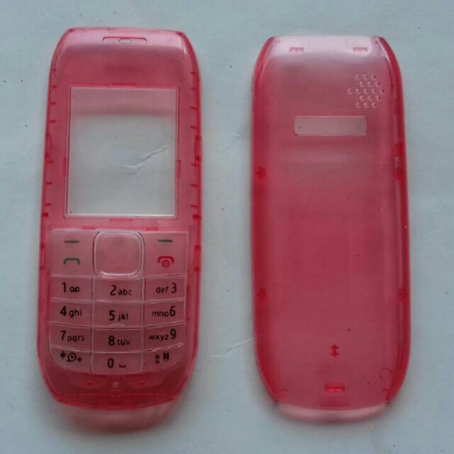 Casing transparan nokia 1616 merah