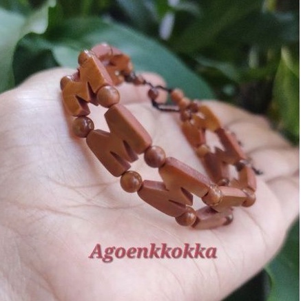 Gelang Plat M coklat kokka kaukah