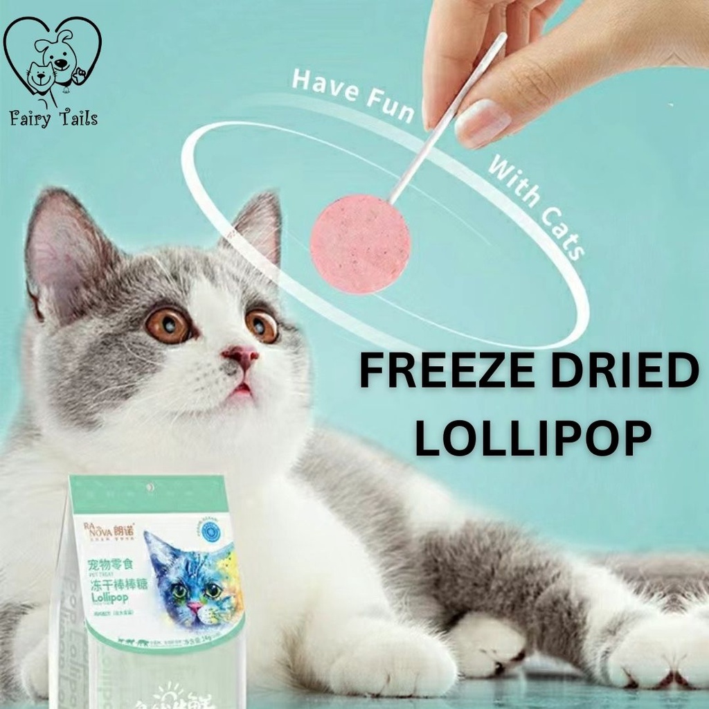 Snack Lollipop Cemilan Daging dan Buah Segar Untuk Anabul Kucing dan Anjing / Freeze Dried Lollipop Fresh Meat Fruits for Pet Dog and Cat