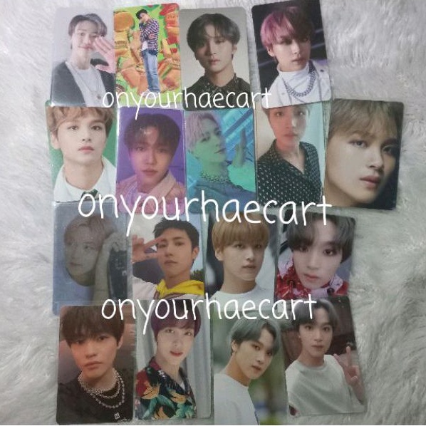 photocard pc jeno glitch mode jaemin chenle luggagge renjun beatbox haechan superhuman