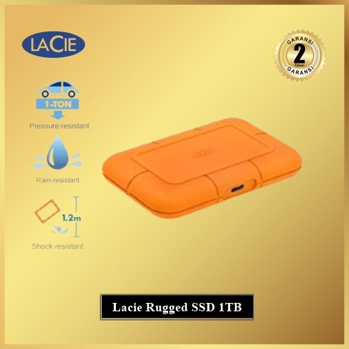 Lacie Rugged SSD 1TB Professional Solid State Drive - STHR1000800