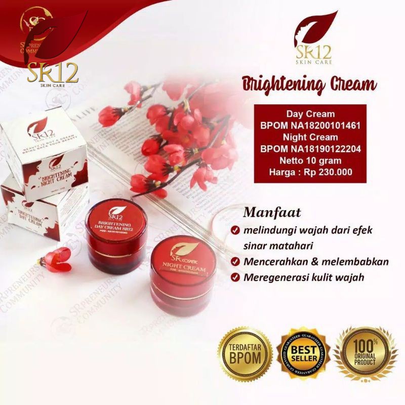 

Brightening Day Night Cream SR12 HERBAL SKINCARE