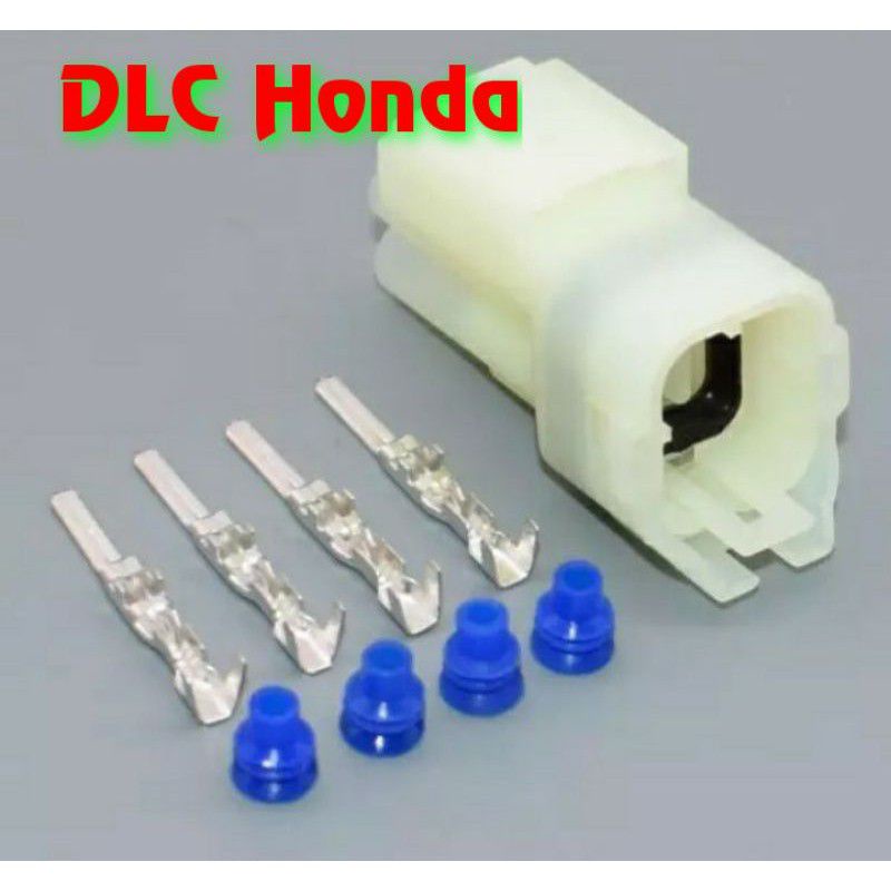 SOKET DLC HONDA 4 PIN MALE SOKET DLC RESET SOKET DLC SHORT CONNECTOR DLC ECM