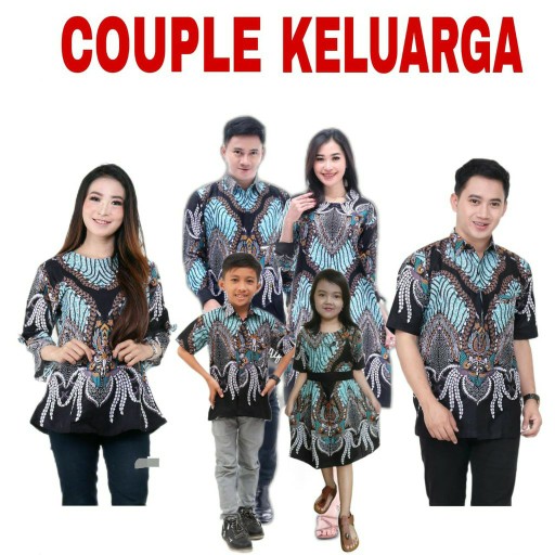 Sarimbit Batik Atasan Model Terbaru / Batik Couple Set Keluarga Murah / Kemeja Batik / Batik Anak