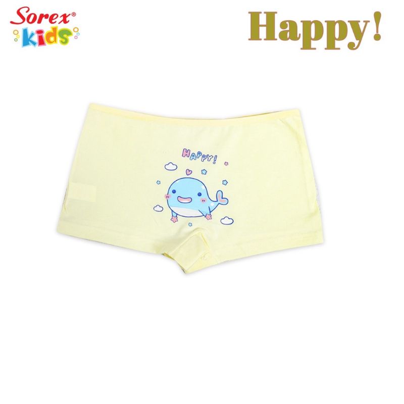 Sorex Kids Celana dalam Boxer Anak Perempuan CD SK 1312 (1pak isi 2biji)