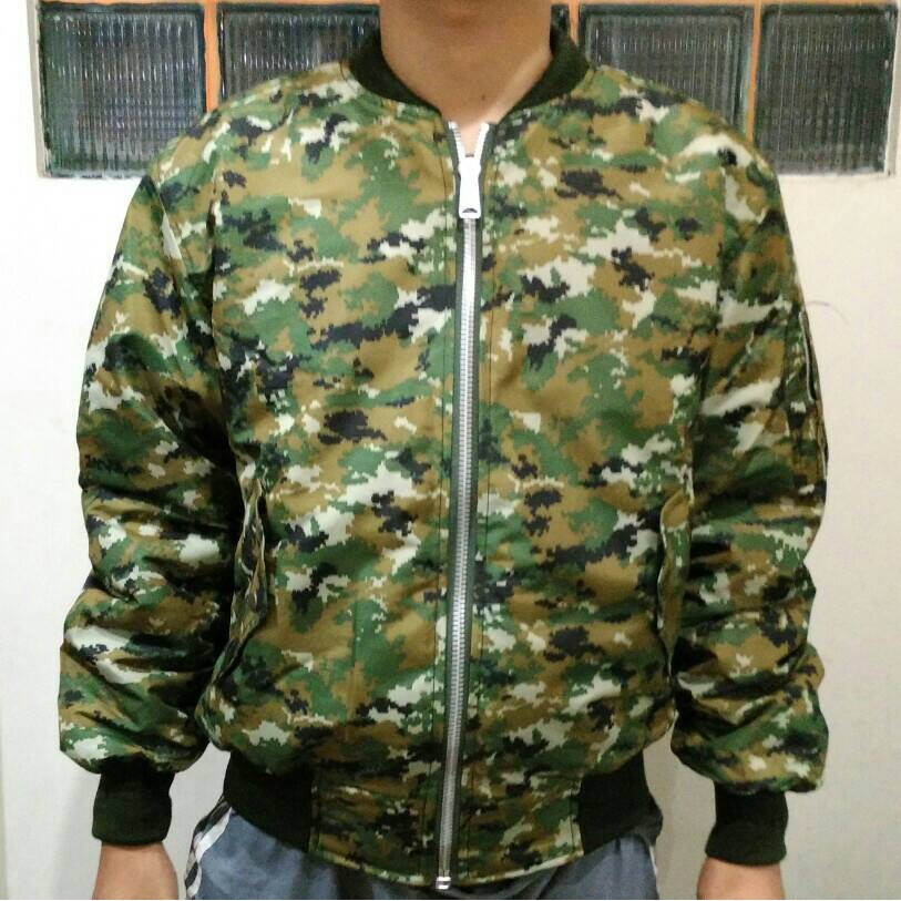 Jaket Pilot / jaket parasut / jaket bomber / anti air motif LINUD