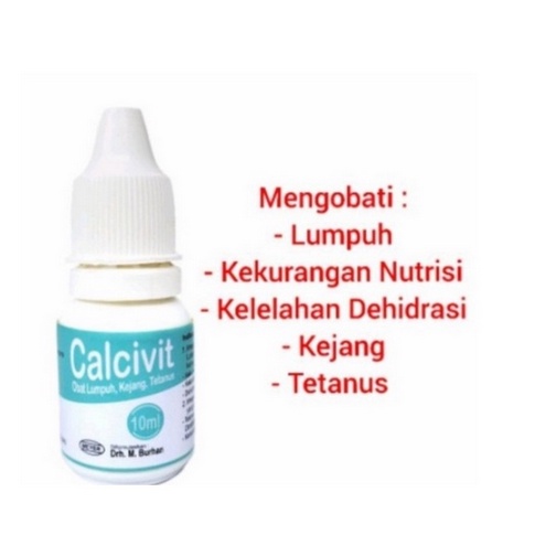 CALCIVIT OBAT LUMPUH KERACUNAN KUCING ANJING OBAT KEJANG DEHIDRASI TETANUS 10ml