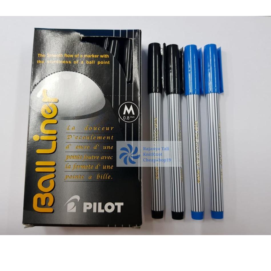 

FFD Ballpoint Pilot Ball liner (warna Hitam/Biru) PILOT SQReeady Stok ヘ( Laris =O