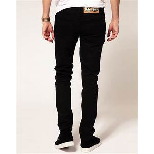 CELANA JEANS PRIA CHEAPMONDAY PENSIL RIPPED SKINNY SLIMFIT STRETCH AS-10 - BIRU MUDA,hitam 32