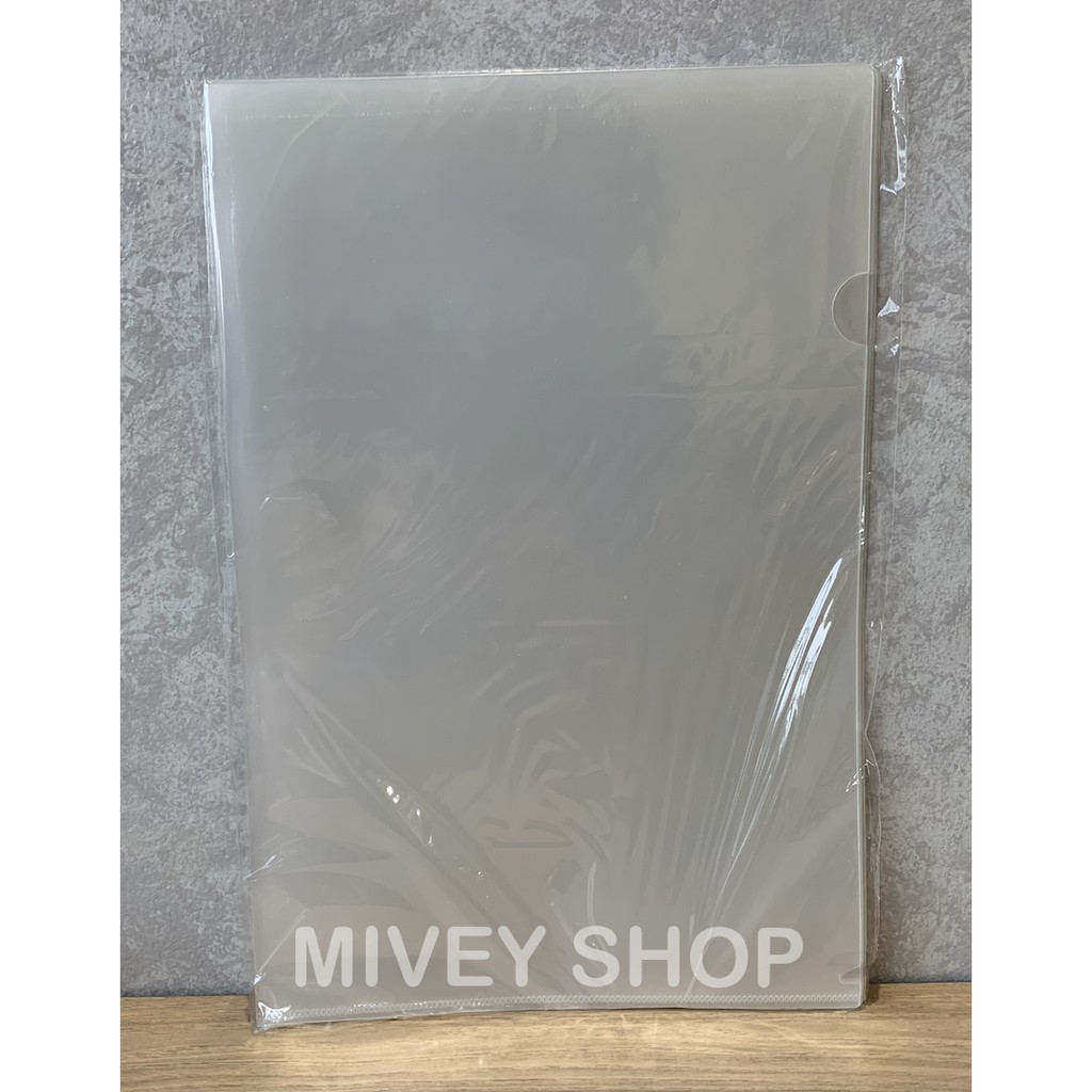 

Map L F4 Clear Sleeves Data Plus - Plastik Mika Transparan