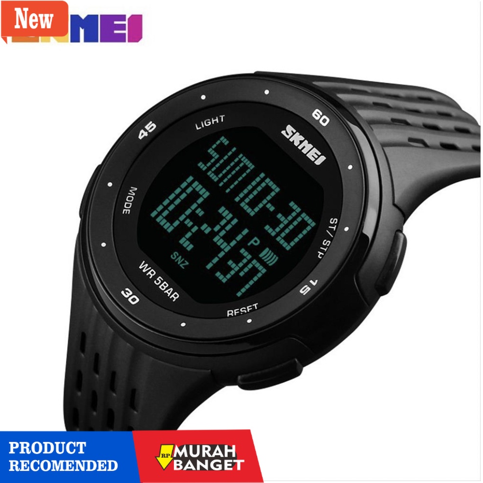 Jam digital pria terbaik- Jam Tangan Pria / SKMEI 1219 Digital Men / Jam Tangan Digital Original / S
