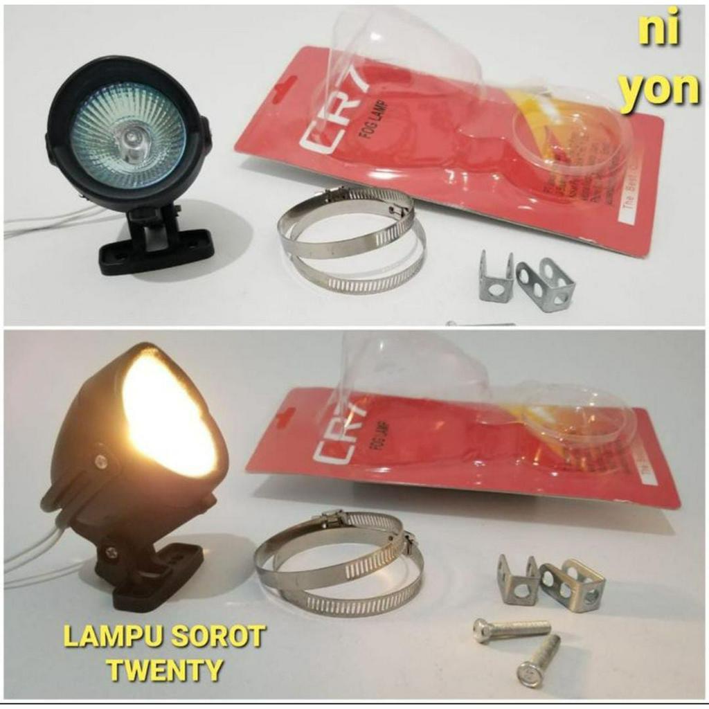 LAMPU TEMBAK SOROT KABUT MODEL KODOK TRAIL H3 / LAMPU SOROT TWENTY