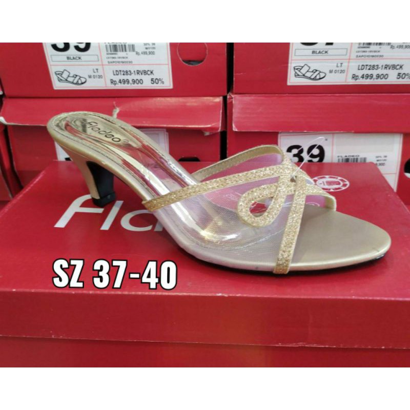 heels fladeo size 38 gold