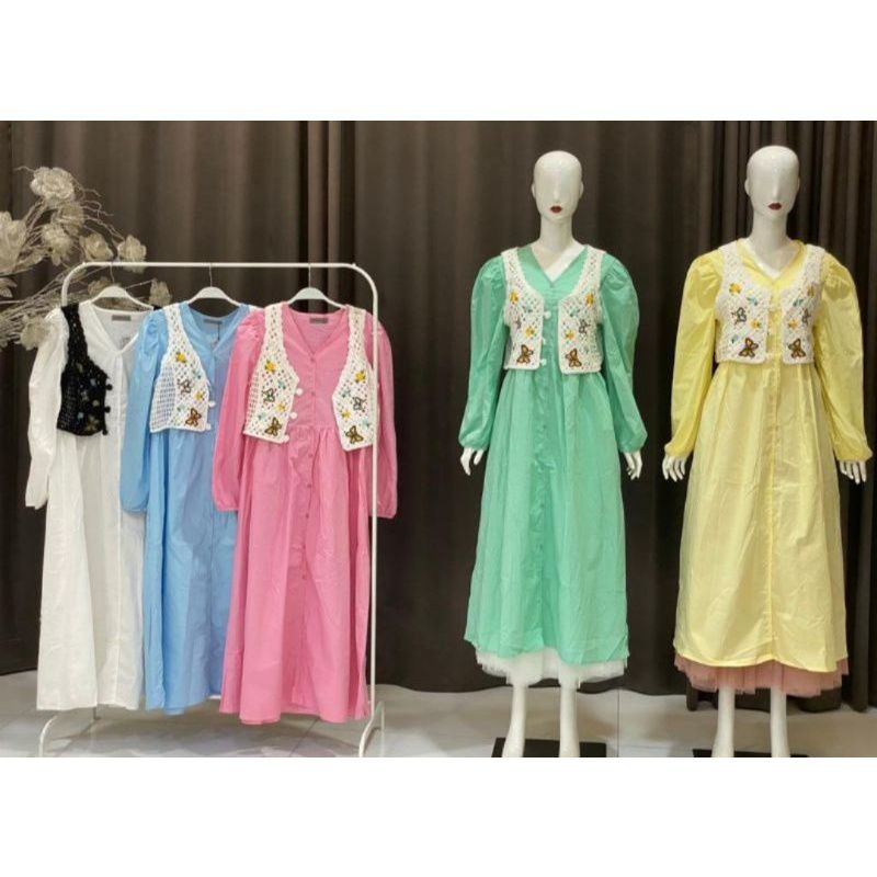 dress vivorie vest rajut