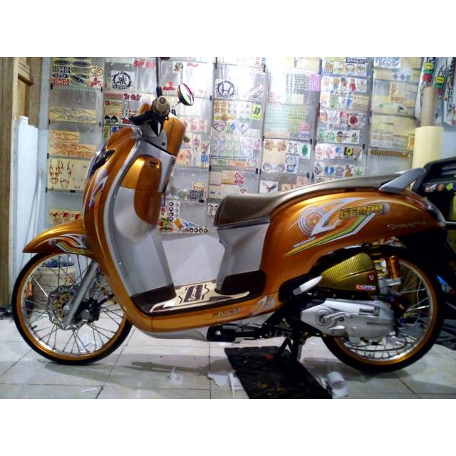 STRIPING SCOOPY TRANSPARANT + HOLOGRAM