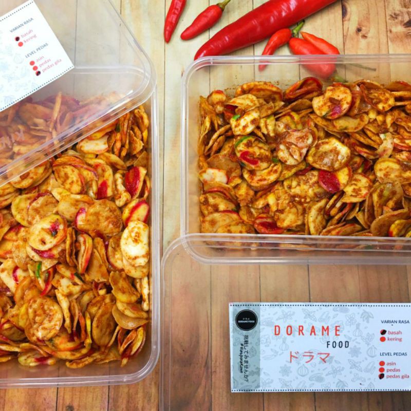 

(PROMO DORAME) SEBLAK 150GR KEMASAN BOX Kerupuk / Keripik