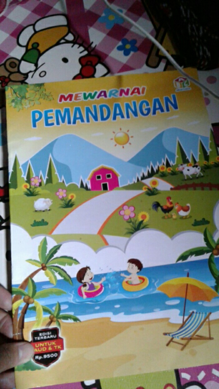 BUKU MEWARNAI ANAK PAUD DAN TK PEMANDANGAN