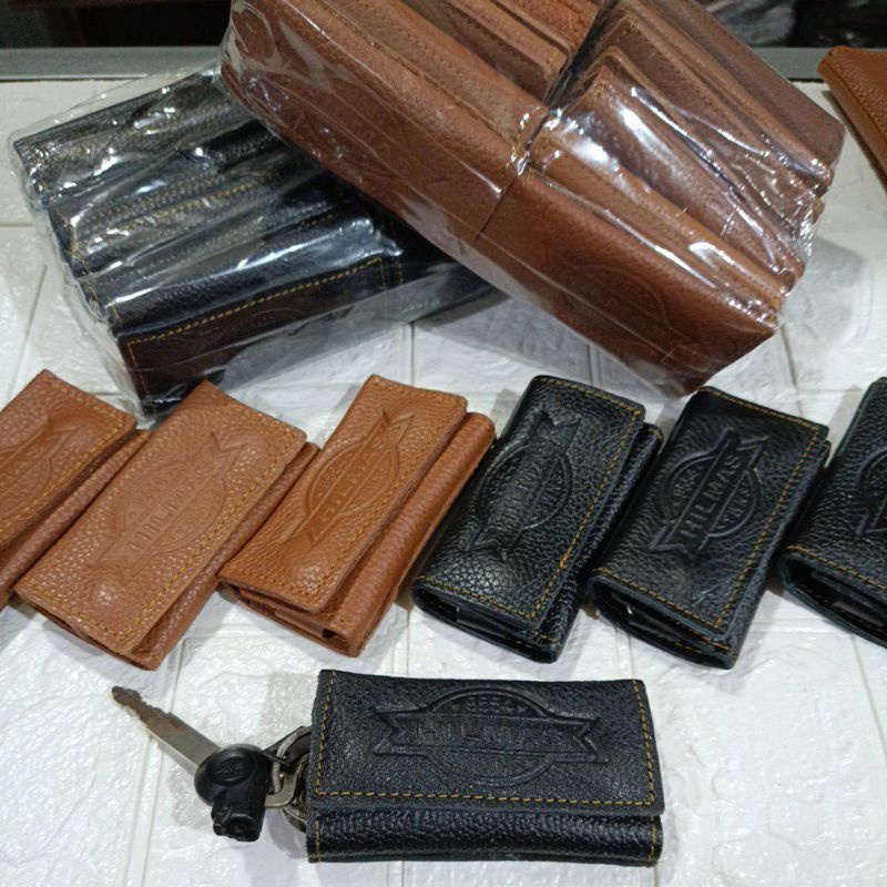 Gantungan Kunci Kulit Hilmas GK-96 || Dompet Kunci Stnk Kunci Kulit Asli