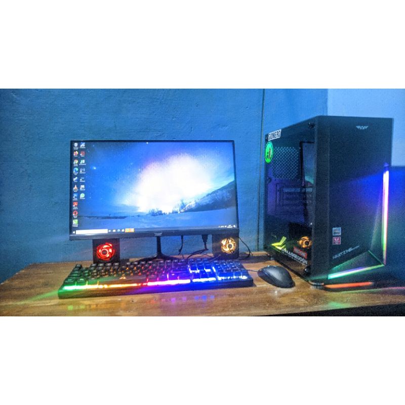 Armageddon pc gaming ryzen 3 3200g fullset+monitor armageddon pixel 22"
