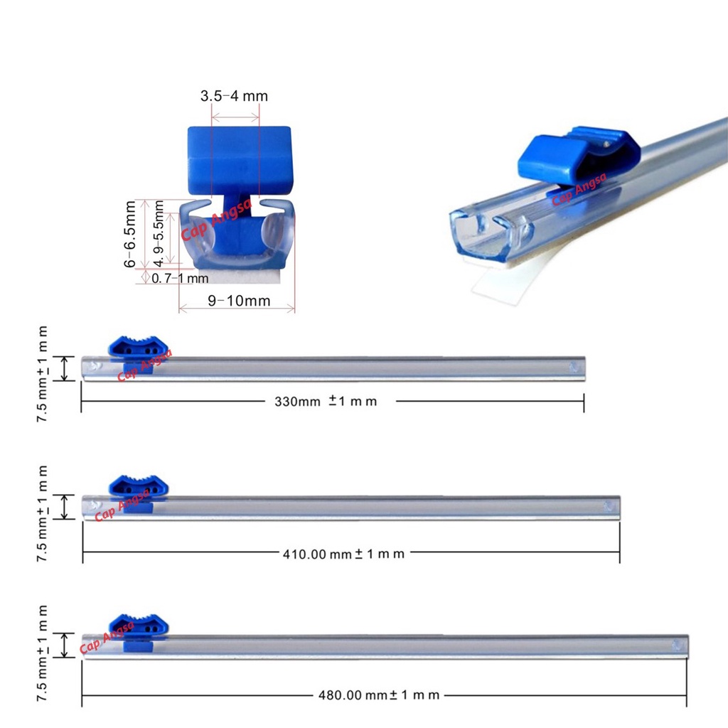 CLING WRAP FILM SLIDE CUTTER REFILL ALAT PEMOTONG DISPENSER ALUMUNIUM FOIL BAKING PAPER PISAU KATER CUTER RIFIL 1pc