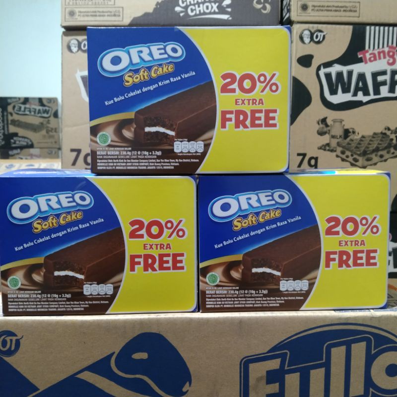 Kraft Oreo soft cake 16 gram isi 12 pcs