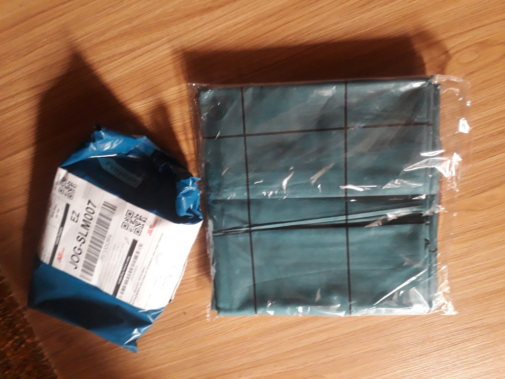 Bahan Kain Sprei Katun Lokal Esra Motif Kotak Axel