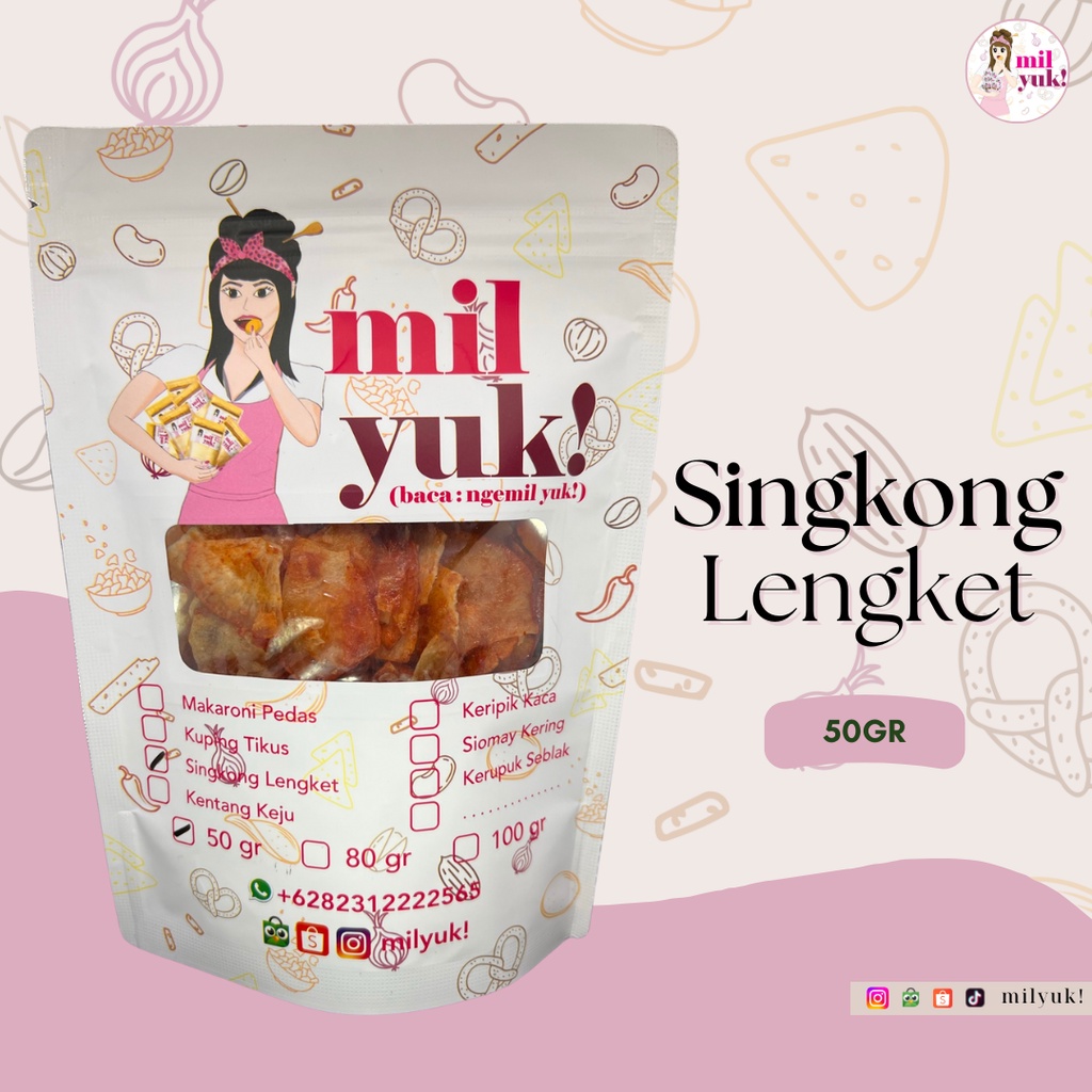 

MilYuk! KERIPIK SINGKONG LENGKET