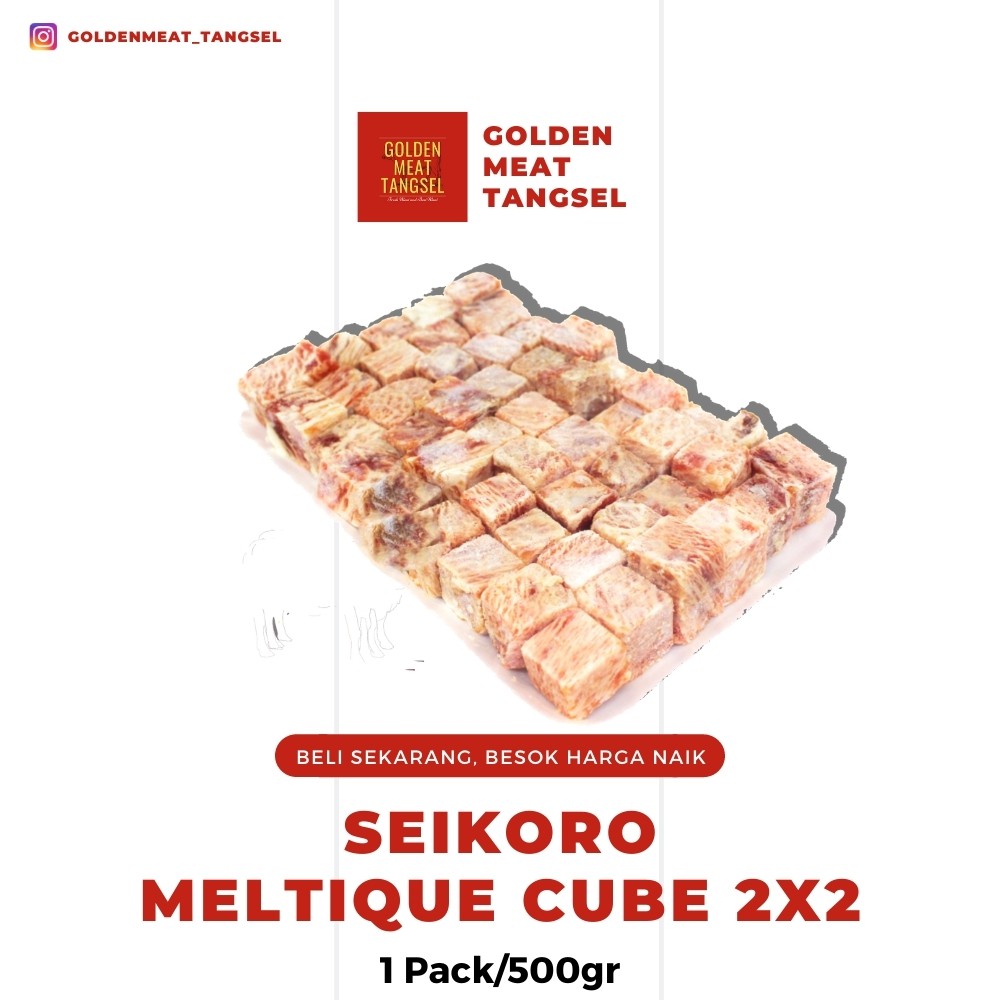 

Seikoro Meltique Cube 2x2 Daging sapi Berkualitas & Fresh - Tangsel