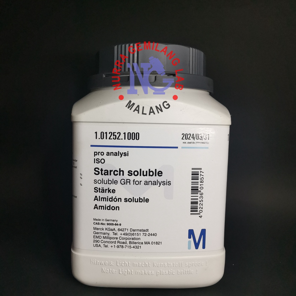 

Starch Soluble / Amilum Analis MERCK ecer