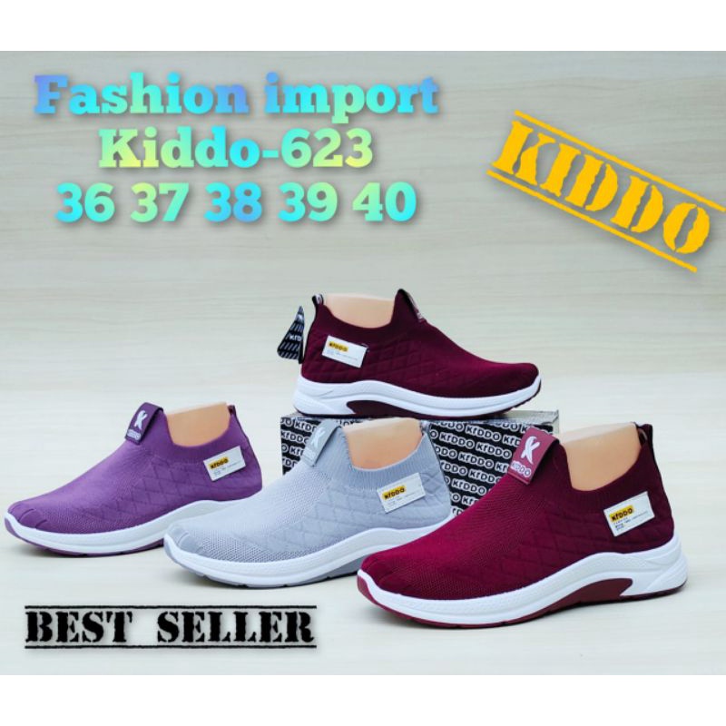 Sepatu Sneakers Wanita Import Kiddo