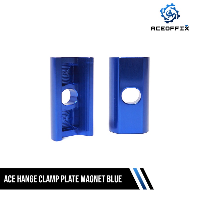ACE HINGE CLAMP PLATE MAGNET BLUE FOLDING BIKE
