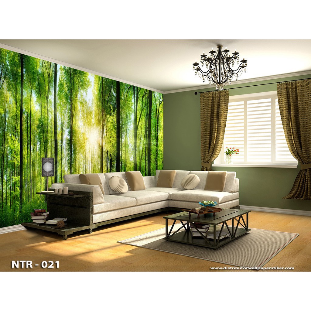 WALLPAPER 3D WALLPAPER CUSTOM WALLPAPER DINDING BAMBU 2
