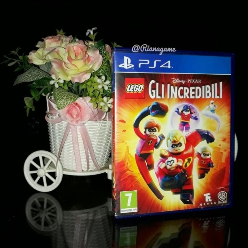 BD Kaset PS4 LEGO The Incredible Incredibles Game CD PS 4 Original Playstation Bekas Second Mulus