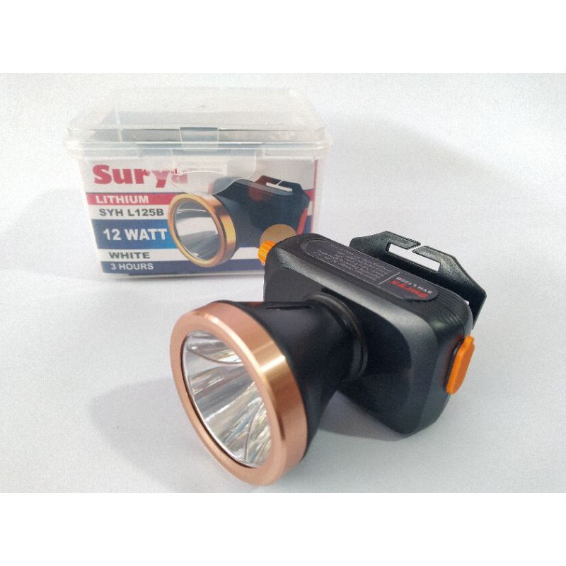 SURYA Senter Kepala SYH L125B - Head Lamp 12 watt