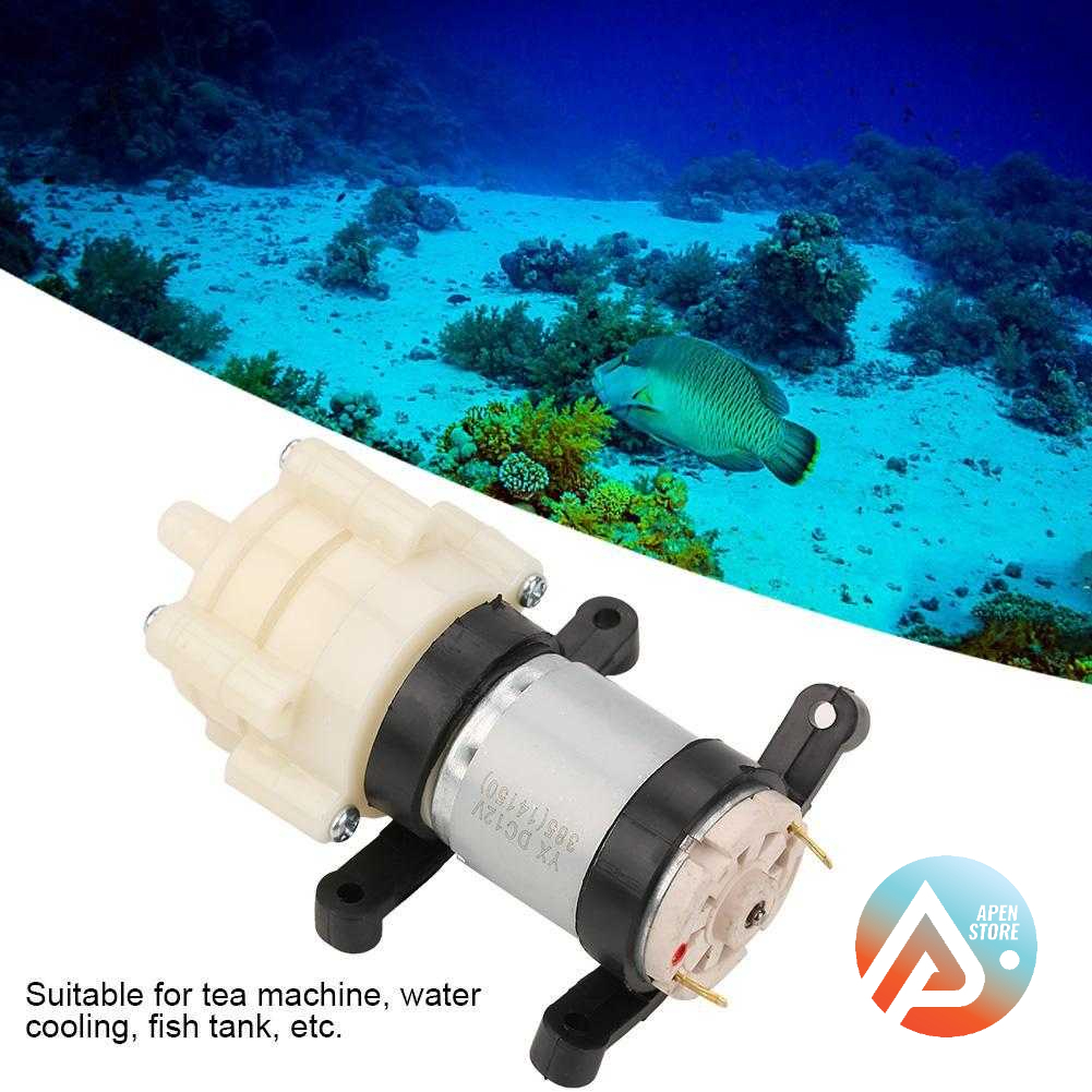 Pompa Air Mini Aquarium Akuarium Ikan Fish Tank 12V || Hobi Barang Unik Murah Lucu - 385B-9