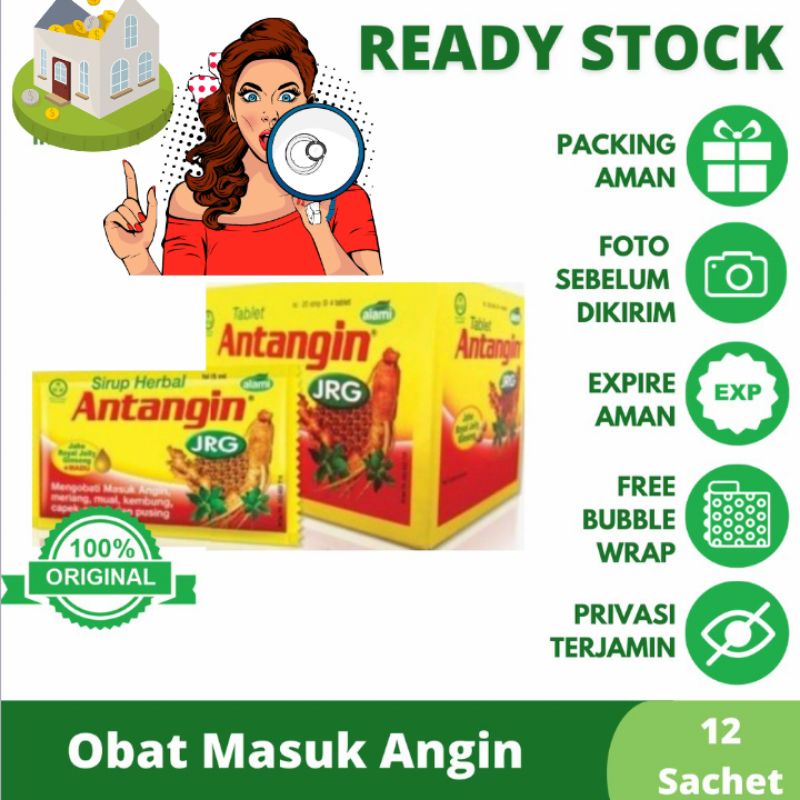 

ANTANGIN JRG Sirup Herbal Box (12 sachet)