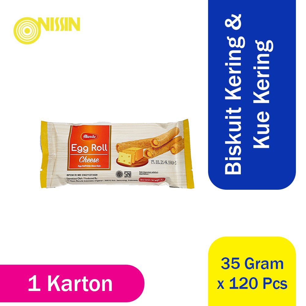 

Egg Roll Cheese 35 gr 1 Karton