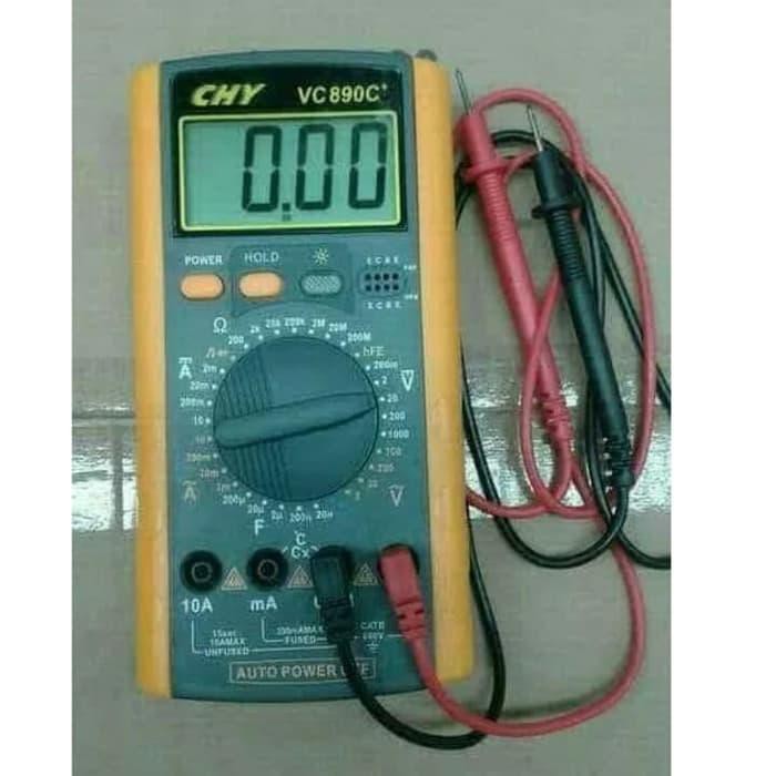 Multimeter/Multitester Digital Komplit Bisa Ukur Kapasitor Dll CHY8