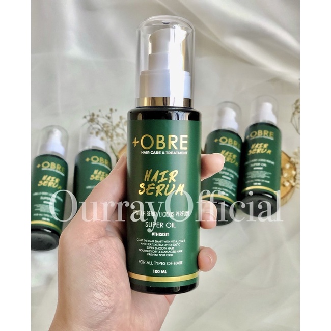 OBRE Hair Serum Rambut NEW Packaging vitamin anti frizz hair treatment rambut kering rusak